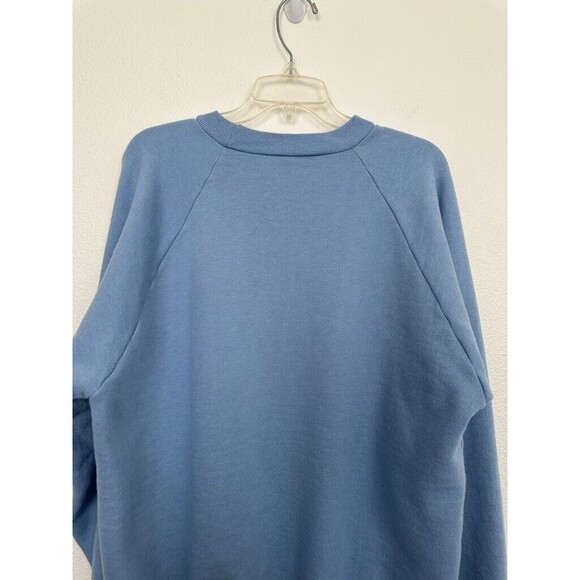Bella Gerant Alii Vintage 80s 90s Crewneck Light Blue Size M Sport Hinther - Picture 9 of 9